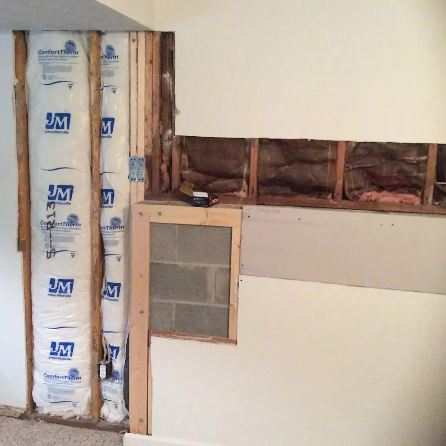 Wall insulation replacement during Structural Drying in Chippewa